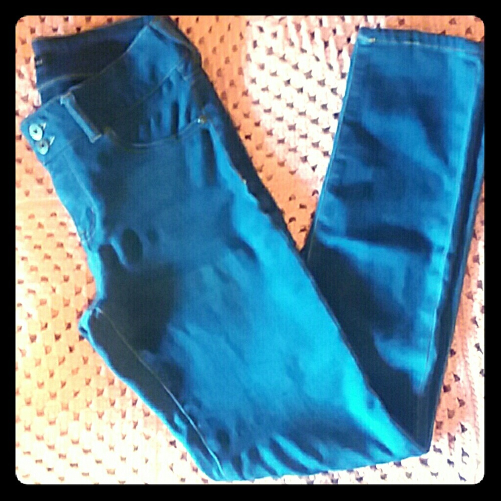 Celebrity Gold Skinny Jeans